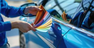  moco-comparando-a-cor-do-carro-a-cartela-de-cores.