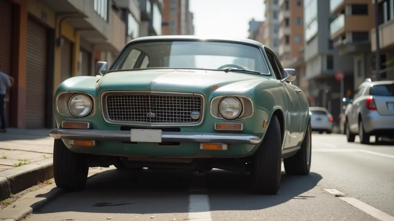 Carro-Classico-ou-Antigo-estacionado-em-rua-tradicional-na-Mooca.