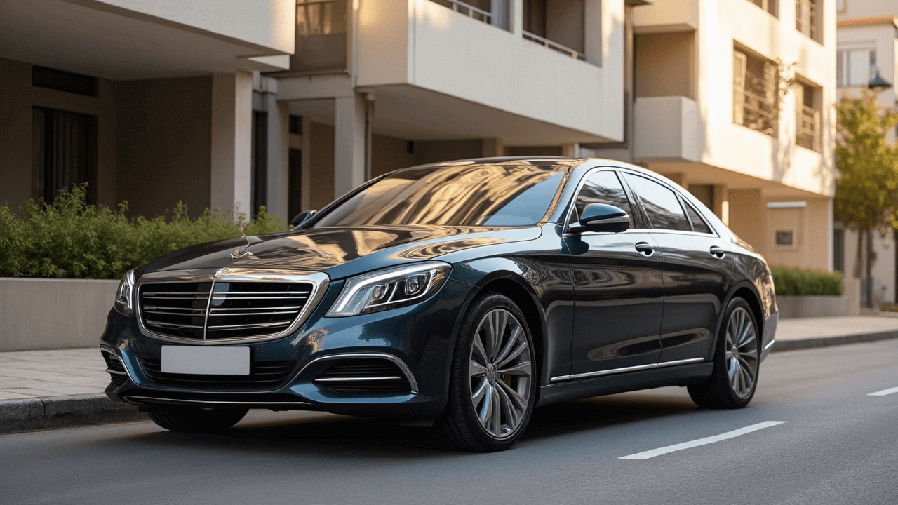 Fotografia-realista-de-veiculos-corporativos-estacionados-em-area-industrial-de-Sao-Bernardo-do-Campo-carros-alinhados-pintura-uniforme-e-bem-conservada