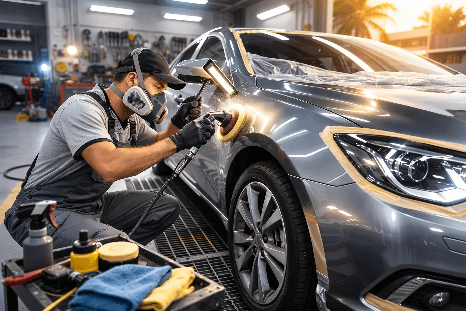 revitalizacao-de-pintura-automotiva-em-Sao-Jose-do-Rio-Preto-com-recuperacao-de-brilho-em-carro-preto