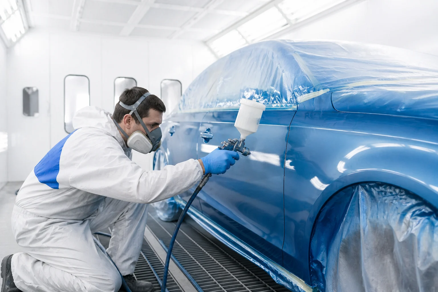 pintor-automotivo-trabalhando-em-cabine-limpa-com-aplicacao-precisa-de-tinta-no-carro