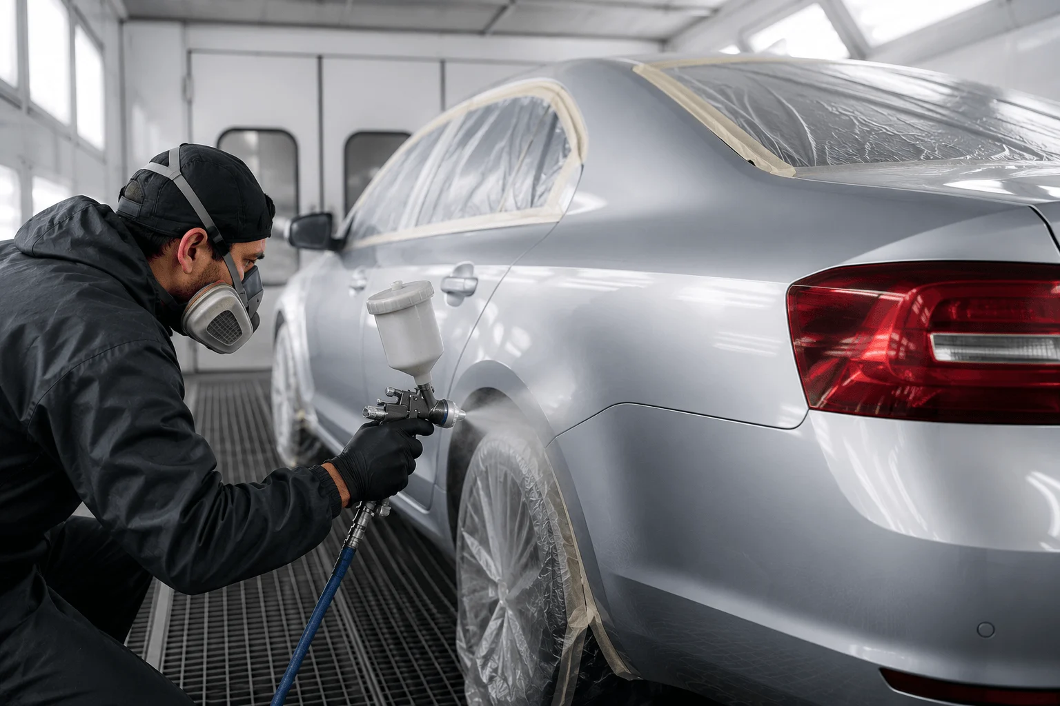 Pintura completa de carro em oficina especializada de Araçatuba SP